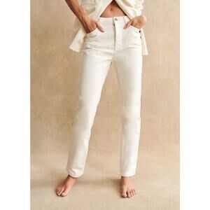S�zane 'Brut' White Cotton Sexy Pant Size 2